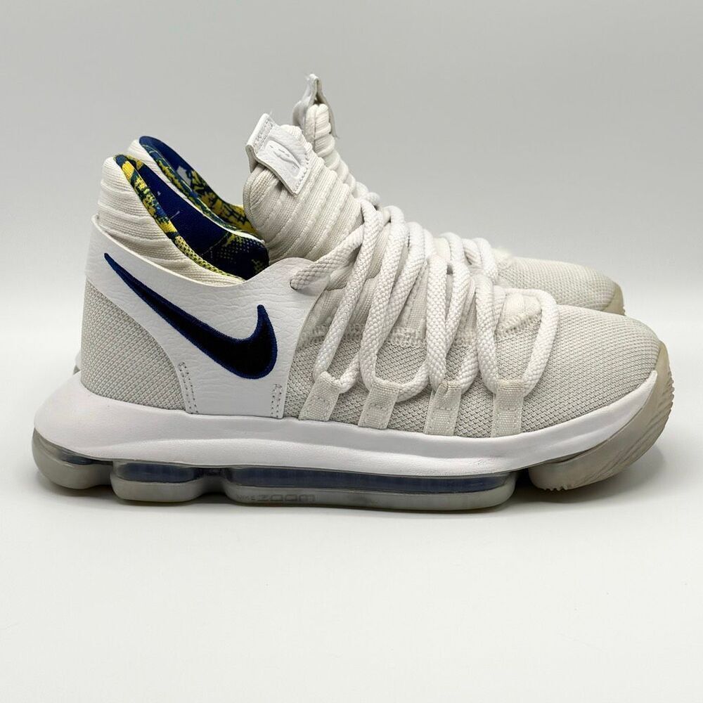 Nike Zoom KD 10 Limited EP NBA Golden State Warriors AJ7781-101 - Big Kids US 3. - Picture 4 of 13